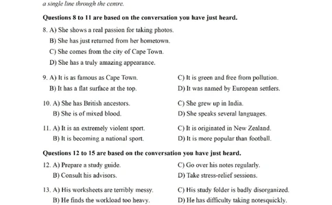 2022.06四级真题第1套可复制可搜索，打印首选_英语四六级整合_英语四六级真题版本二此版为主此文件夹会持续更新_四级真题_1.四级真题+答案解析+听力音频(1989-2025)_2022年