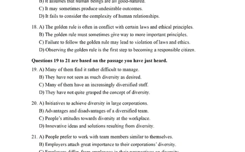 2022.06四级真题第1套可复制可搜索，打印首选_英语四六级整合_英语四六级真题版本二此版为主此文件夹会持续更新_四级真题_1.四级真题+答案解析+听力音频(1989-2025)_2022年