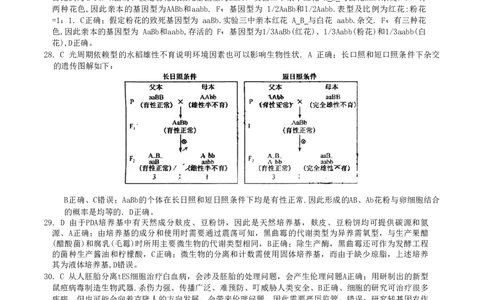 TOP20生物参考答案提示及评分细则_2023年9月_01每日更新_14号_2024届河南省TOP二十名校高三上学期调研考试（二）_河南省TOP二十名校2024届高三上学期调研考试（二）生物