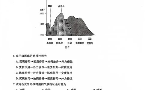 南京高三上(学情调研)-地理试题+答案(1)_2023年9月_029月合集_2024届江苏南京市高三年级学情调研