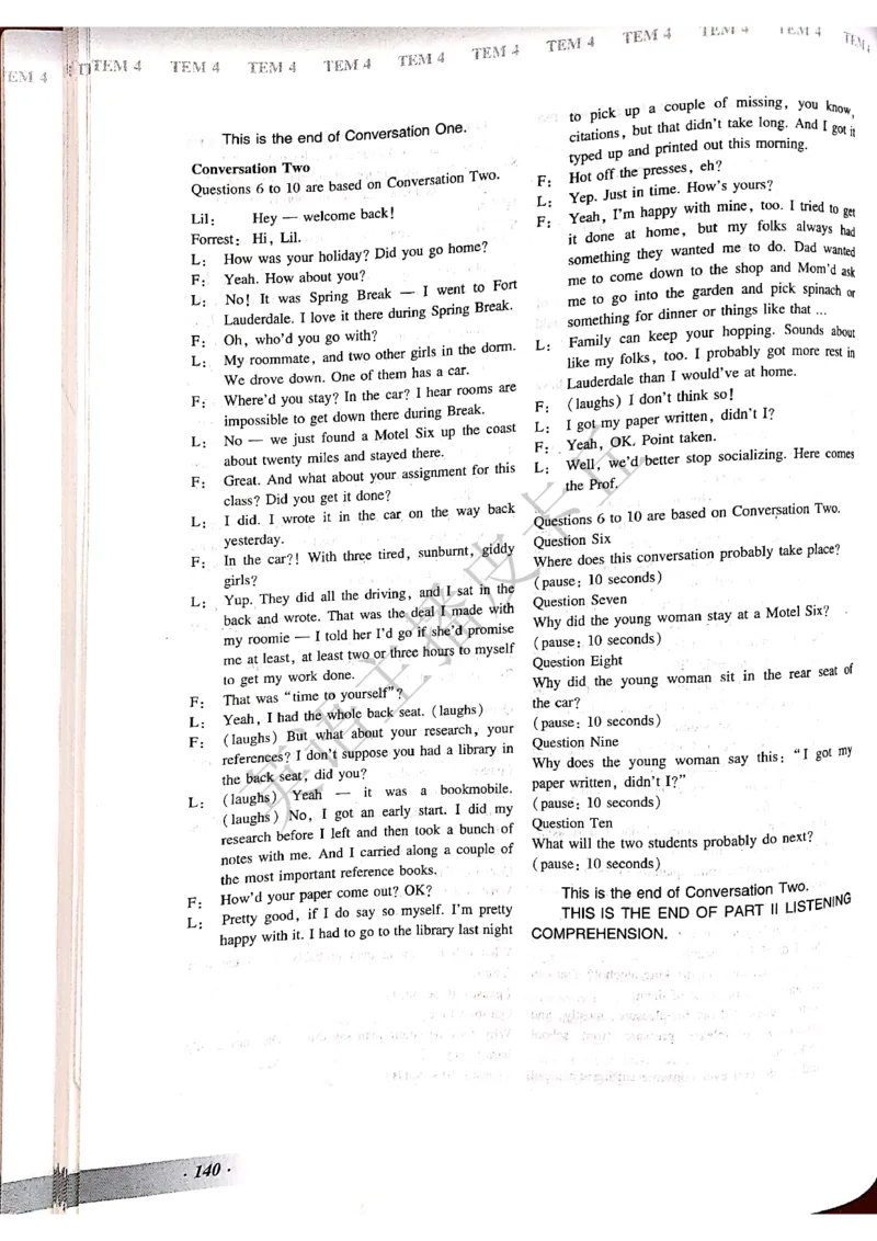 2024年专四预测卷答案6_2025专四专八真题及备考资料_2025专四备考资料_022025专四预测押题卷13+5套_2024年专四预测押题卷13套（附听力及答案解析）