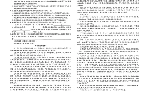 2026届河南省新乡市、鹤壁市、安阳市、焦作市高三一模-语文(1)_2026年1月_2601132026届河南省新乡市、鹤壁市、安阳市、焦作市高三一模（全）