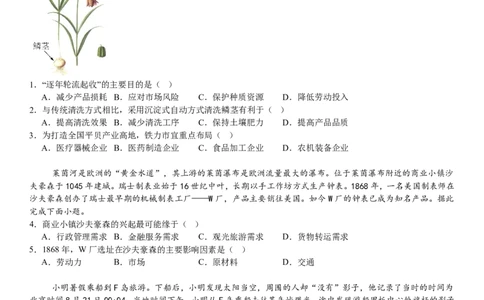 山东地理-试题-p_近10年高考真题汇编（必刷）_2024年高考真题_高考真题（截止6.29）_山东卷副科（6科全）