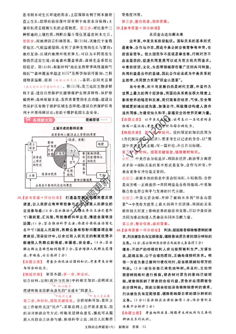 天星教育2024新教材高考最后一卷延边教育出版社文综答案_1_2024高考押题卷_12024天星全系列_tx《金k卷&middot;最后一卷》（9科全）_新教材