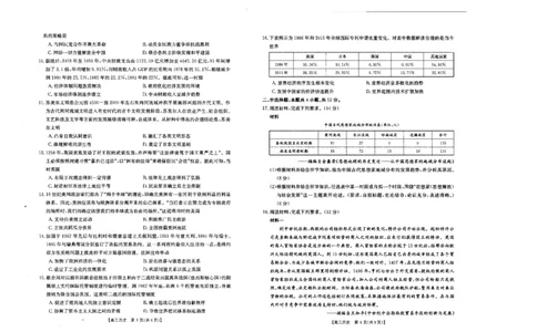 2024届黑龙江省大庆市高三年级第一次教学质量检测历史试卷_2023年9月_01每日更新_8号_2024届黑龙江省大庆市高三上学期第一次教学质量检测