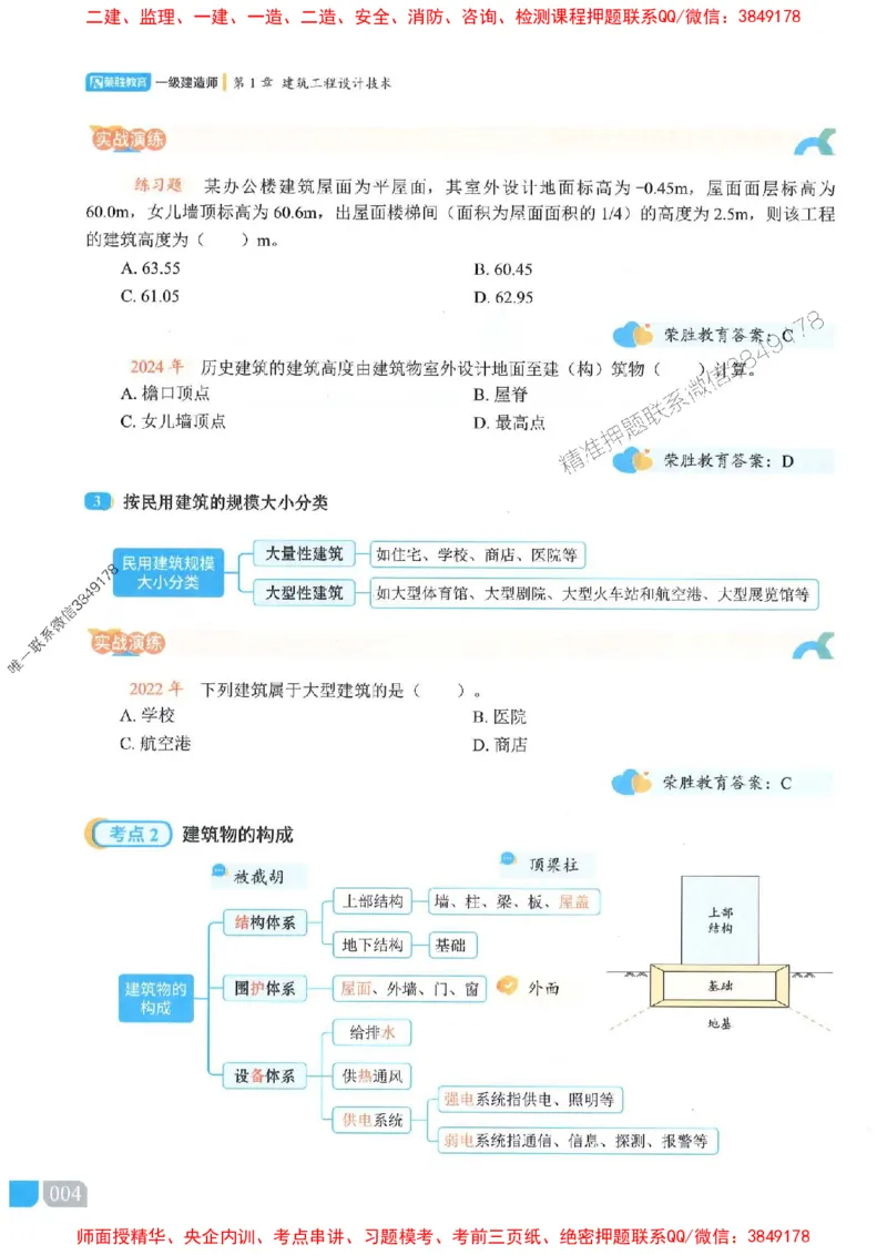 25一建建筑-李嘉欣-精讲伴侣（讲义合集）_2026年一级建造师_2026年一建建筑_2025年一建建筑SVIP_01-精华文档✿电子教材✿历年真题_54-建筑《RS精讲伴侣》李嘉欣推荐