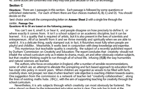 2021.06六级真题第3套_英语四六级整合_英语四六级真题版本二此版为主此文件夹会持续更新_六级真题_1.六级真题+答案解析+听力音频_2014年-2022年真题解析音频_2021年06月CET6
