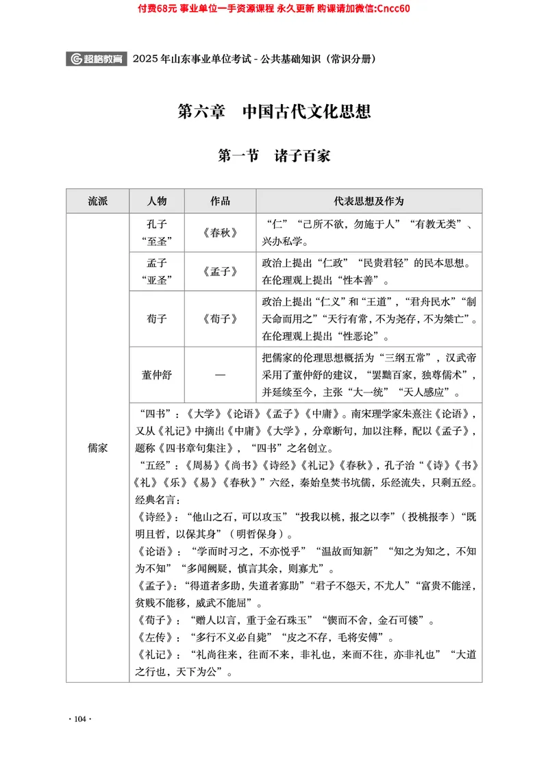 2025年山东事业单位考试-公共基础知识（常识分册）_2026考公资料_（05）超格_行测申论2025超格合集(行测&申论&政治理论)_璐璐2025超G公基＋综合写作全程班(事业单位三支一扶通用)