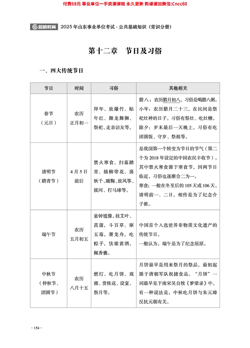 2025年山东事业单位考试-公共基础知识（常识分册）_2026考公资料_（05）超格_行测申论2025超格合集(行测&申论&政治理论)_璐璐2025超G公基＋综合写作全程班(事业单位三支一扶通用)