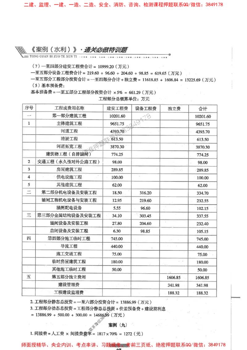 2025年监理水利案例-核心母题1000题推荐_监理工程师_2025监理工程师_2025年监理工程师SVIP_2025年监理水利案例SVIP_03-习题精析✿实战特训✿模考通关
