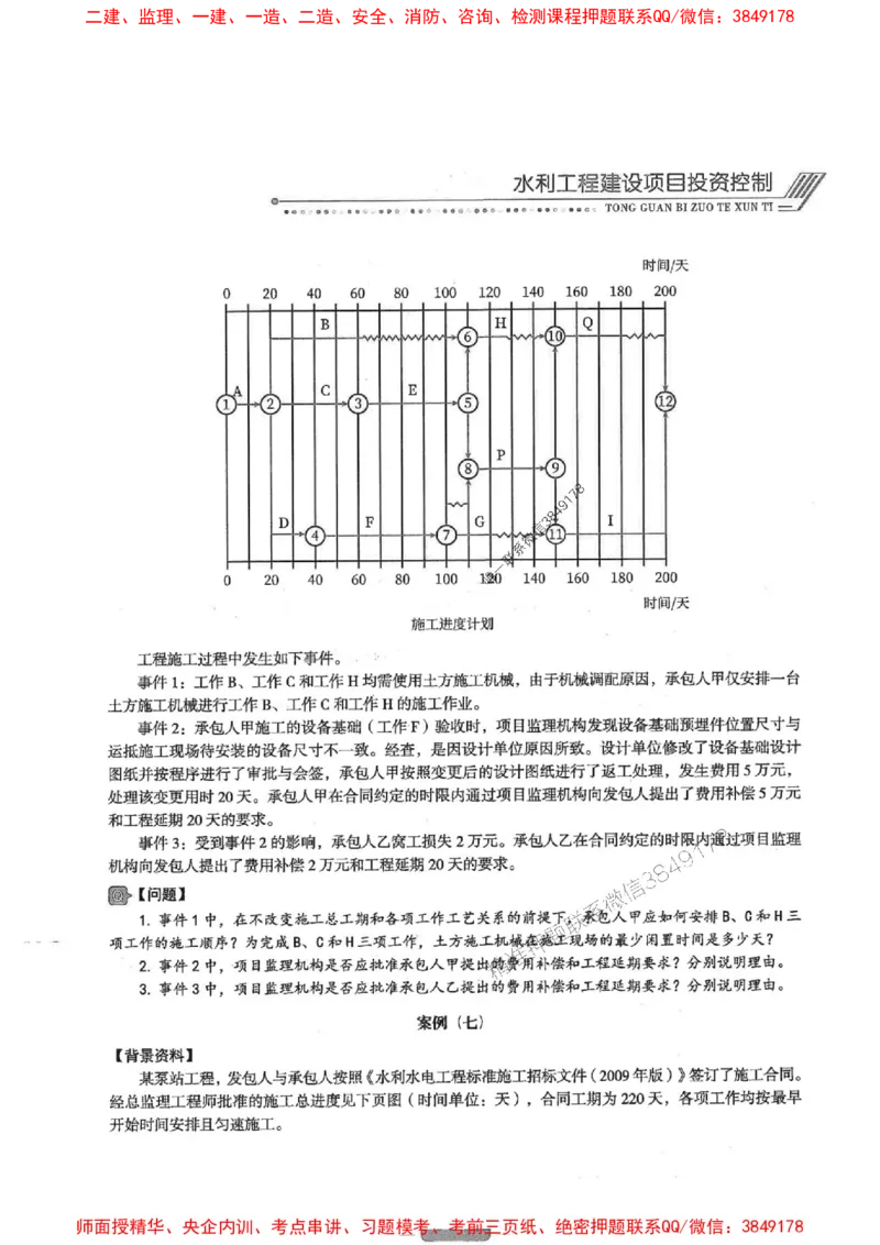 2025年监理水利案例-核心母题1000题推荐_监理工程师_2025监理工程师_2025年监理工程师SVIP_2025年监理水利案例SVIP_03-习题精析✿实战特训✿模考通关