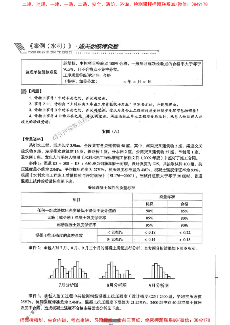 2025年监理水利案例-核心母题1000题推荐_监理工程师_2025监理工程师_2025年监理工程师SVIP_2025年监理水利案例SVIP_03-习题精析✿实战特训✿模考通关