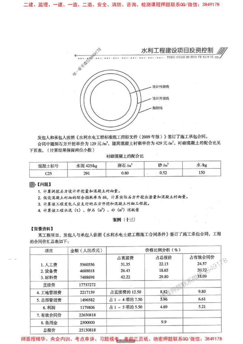 2025年监理水利案例-核心母题1000题推荐_监理工程师_2025监理工程师_2025年监理工程师SVIP_2025年监理水利案例SVIP_03-习题精析✿实战特训✿模考通关