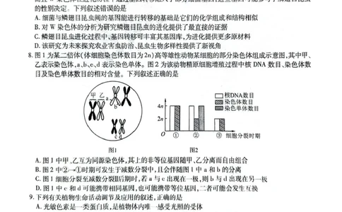黑龙江省哈尔滨师范大学附属中学2024-2025学年高三下学期5月第四次模拟考试生物试题+答案_2025年5月_250531黑龙江省哈尔滨市哈尔滨师范大学附属中学2025届高三第四次模拟考试（全科）