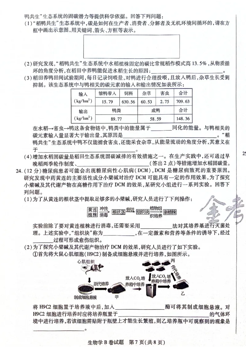 天星黑龙江押题卷生物AB卷电子版_2024高考押题卷_12024天星全系列_@@@天星临考押题密卷汇总重复_2024年tx高考临考押题密卷黑龙江专版
