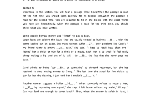 2015年12月英语四级考试真题（第2套）_英语四六级整合_英语四六级真题版本二此版为主此文件夹会持续更新_四级真题_1.四级真题+答案解析+听力音频(1989-2025)_2015年_2015年12月CET4