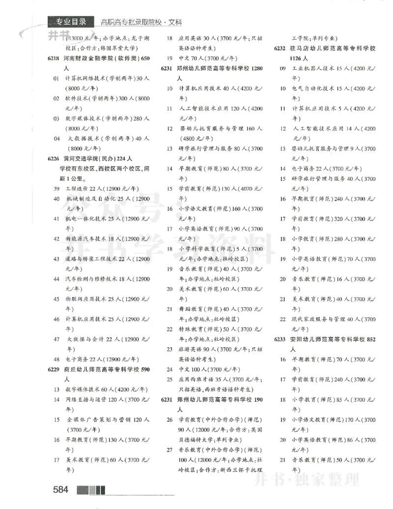 2024大专_1.高考2025全国各省真题+答案_必看高考志愿填报价值2999_高考志愿填报_13-河南_河南17-23年_河南招生之友全套_2024文科招生之友分批次版本