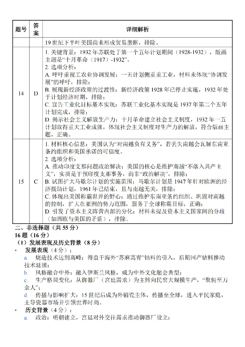 江苏省南通市2026届高三上学期学业质量监测历史试题（含答案）(1)_2026年1月_260130江苏省南通市2026届高三年级上学期学业质量监测（南通一模）（全科）