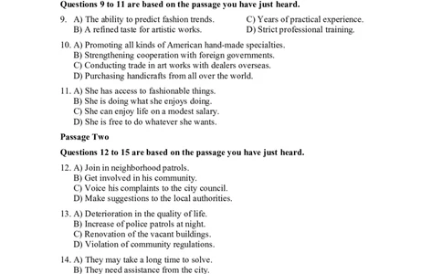 2015年06月六级真题（第1套）_英语四六级整合_英语四六级真题版本二此版为主此文件夹会持续更新_六级真题_1.六级真题+答案解析+听力音频_2014年-2022年真题解析音频_2015年06月CET6