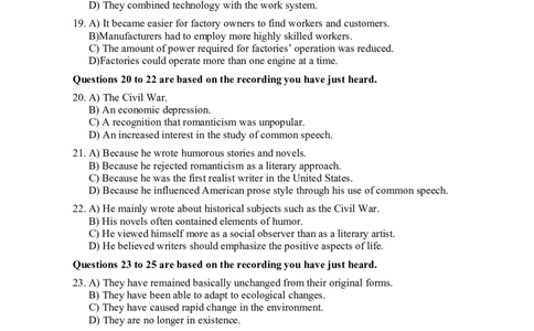 2015年06月六级真题（第1套）_英语四六级整合_英语四六级真题版本二此版为主此文件夹会持续更新_六级真题_1.六级真题+答案解析+听力音频_2014年-2022年真题解析音频_2015年06月CET6