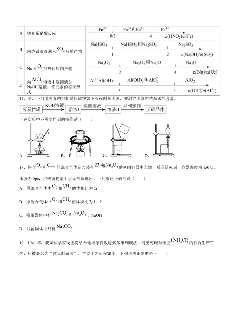 吉林省长春市第二中学2023-2024学年高三上学期10月月考化学试题+Word版含答案(1)_2023年10月_01每日更新_19号_2024届吉林省长春市第二中学高三上学期10月月考