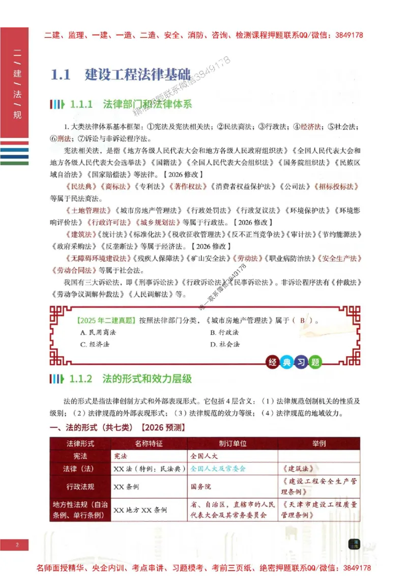 2026年二建法规-四色笔记推荐_2026二建全科_2026二级建造师（持续更新）看这里_2026二建法规SVIP_01-精华文档✿电子教材✿历年真题_04-2026年二建法规-经典教辅-四色笔记推荐