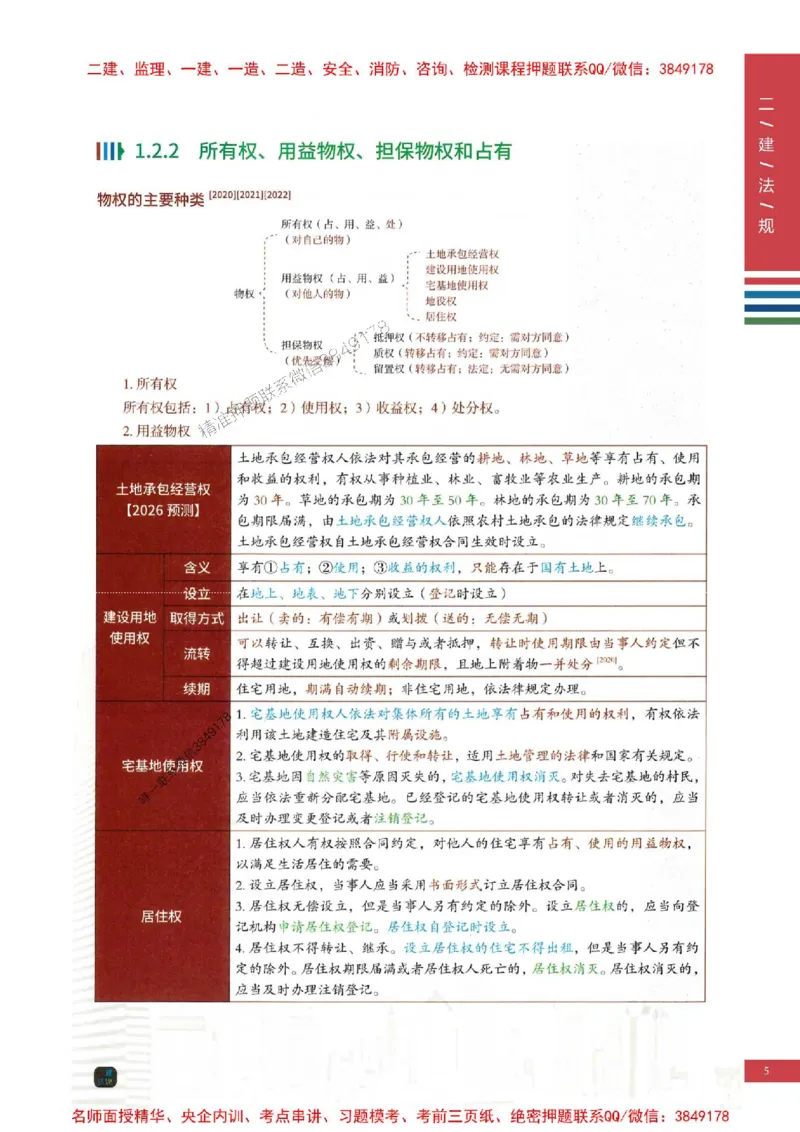 2026年二建法规-四色笔记推荐_2026二建全科_2026二级建造师（持续更新）看这里_2026二建法规SVIP_01-精华文档✿电子教材✿历年真题_04-2026年二建法规-经典教辅-四色笔记推荐