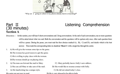 2015年6月大学英语四级真题（一）_英语四六级整合_英语四六级真题版本二此版为主此文件夹会持续更新_四级真题_1.四级真题+答案解析+听力音频(1989-2025)_2015年_2015年06月CET4