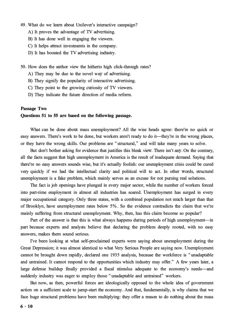 2016-2024年12月大学英语六级一键打印版_英语四六级整合_英语四六级真题版本二此版为主此文件夹会持续更新_六级真题_1.六级真题+答案解析+听力音频