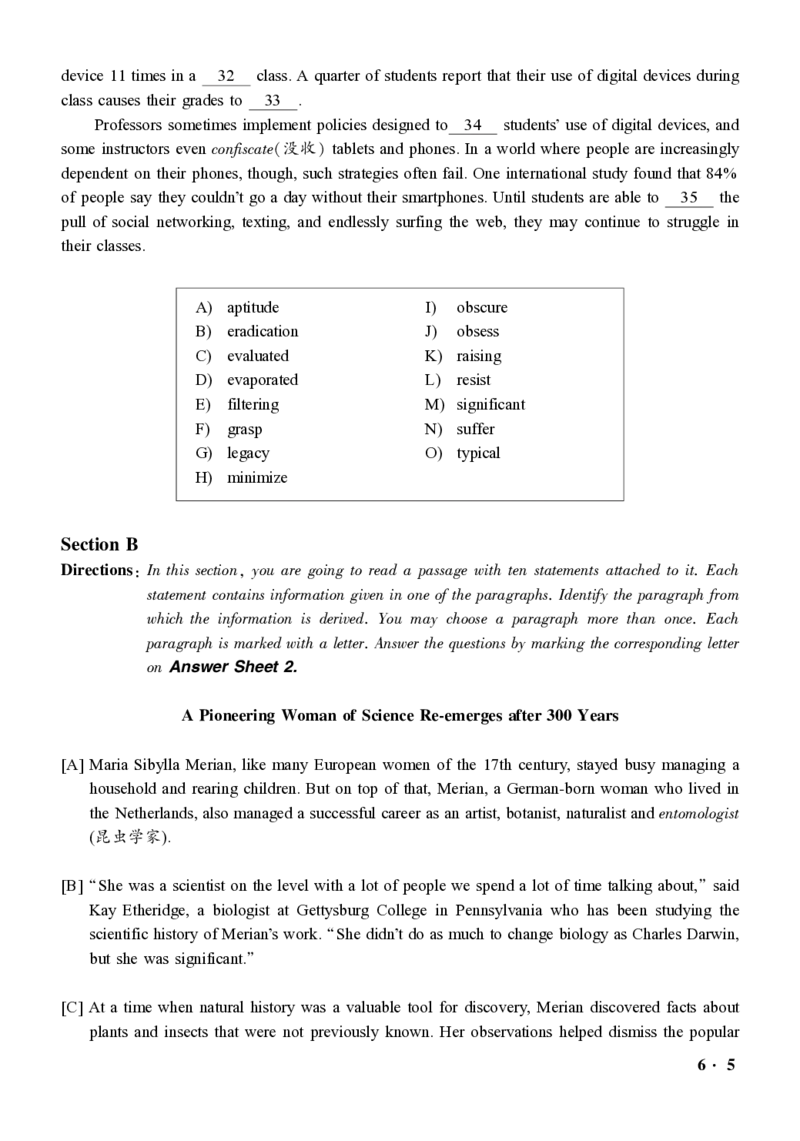 2016-2024年12月大学英语六级一键打印版_英语四六级整合_英语四六级真题版本二此版为主此文件夹会持续更新_六级真题_1.六级真题+答案解析+听力音频