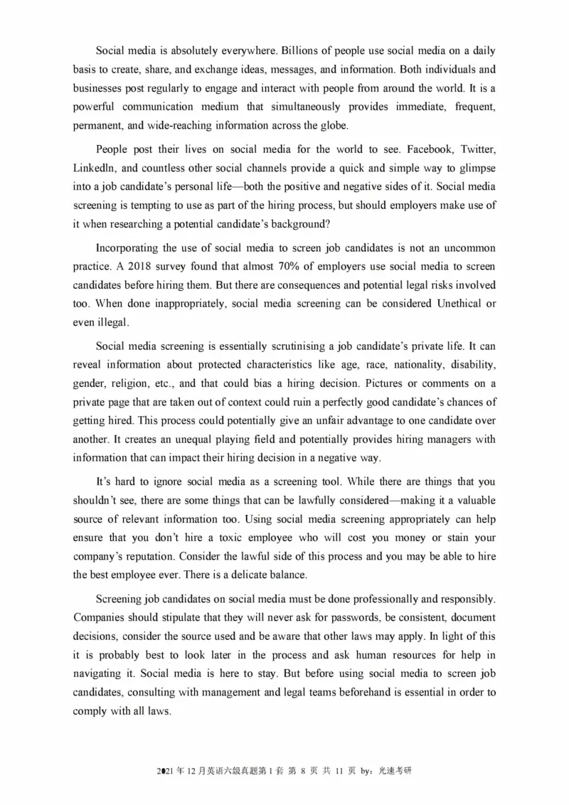 2016-2024年12月大学英语六级一键打印版_英语四六级整合_英语四六级真题版本二此版为主此文件夹会持续更新_六级真题_1.六级真题+答案解析+听力音频