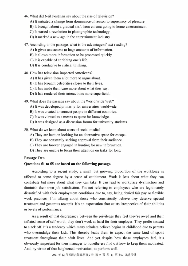 2016-2024年12月大学英语六级一键打印版_英语四六级整合_英语四六级真题版本二此版为主此文件夹会持续更新_六级真题_1.六级真题+答案解析+听力音频
