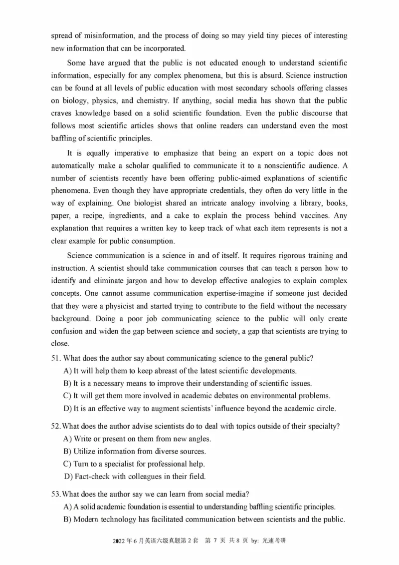 2016-2024年12月大学英语六级一键打印版_英语四六级整合_英语四六级真题版本二此版为主此文件夹会持续更新_六级真题_1.六级真题+答案解析+听力音频