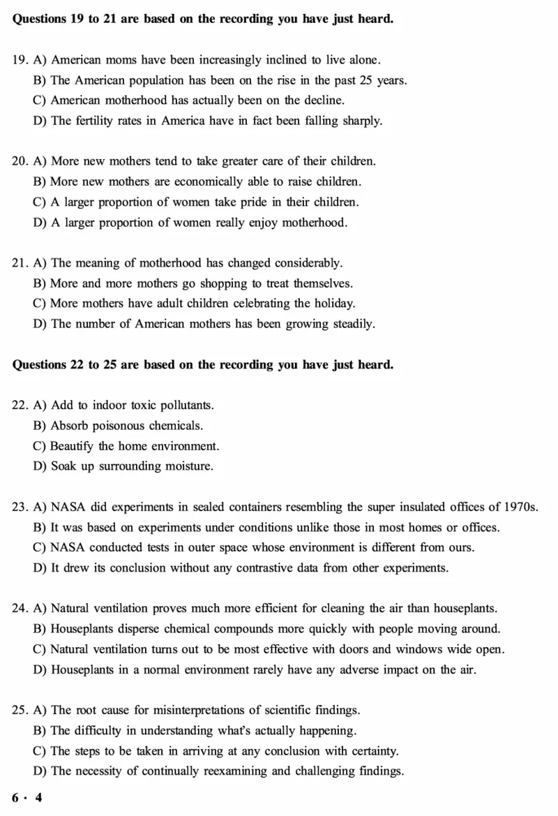 2016-2024年12月大学英语六级一键打印版_英语四六级整合_英语四六级真题版本二此版为主此文件夹会持续更新_六级真题_1.六级真题+答案解析+听力音频