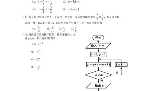 2010年高考数学试卷（理）（辽宁）（空白卷）_数学历年高考真题_新&middot;PDF版2008-2025&middot;高考数学真题_数学（按省份分类）2008-2025_2008-2025&middot;（辽宁）数学高考真题