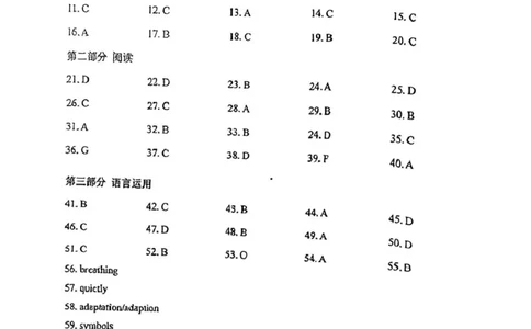 英语答案-山东省青岛市2026年高三年级三上学期部分学生1月调研检测(1.9-1.10)(1)_2026年1月_260115山东省青岛市2025-2026学年高三上学期部分学生1月调研检测