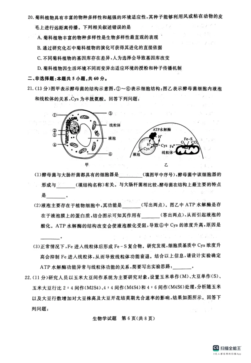 河南省新未来联考2024届高三上学期10月考试生物(1)_2023年10月_01每日更新_14号_2024届河南省新未来联考高三上学期10月考试