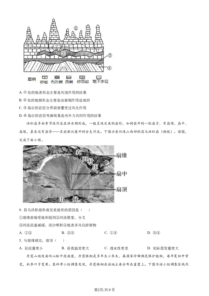 辽宁省重点高中沈阳市郊联体2023-2024学年高三上学期10月月考地理(1)_2023年10月_01每日更新_26号_2024届辽宁省重点高中沈阳市郊联体高三上学期10月月考