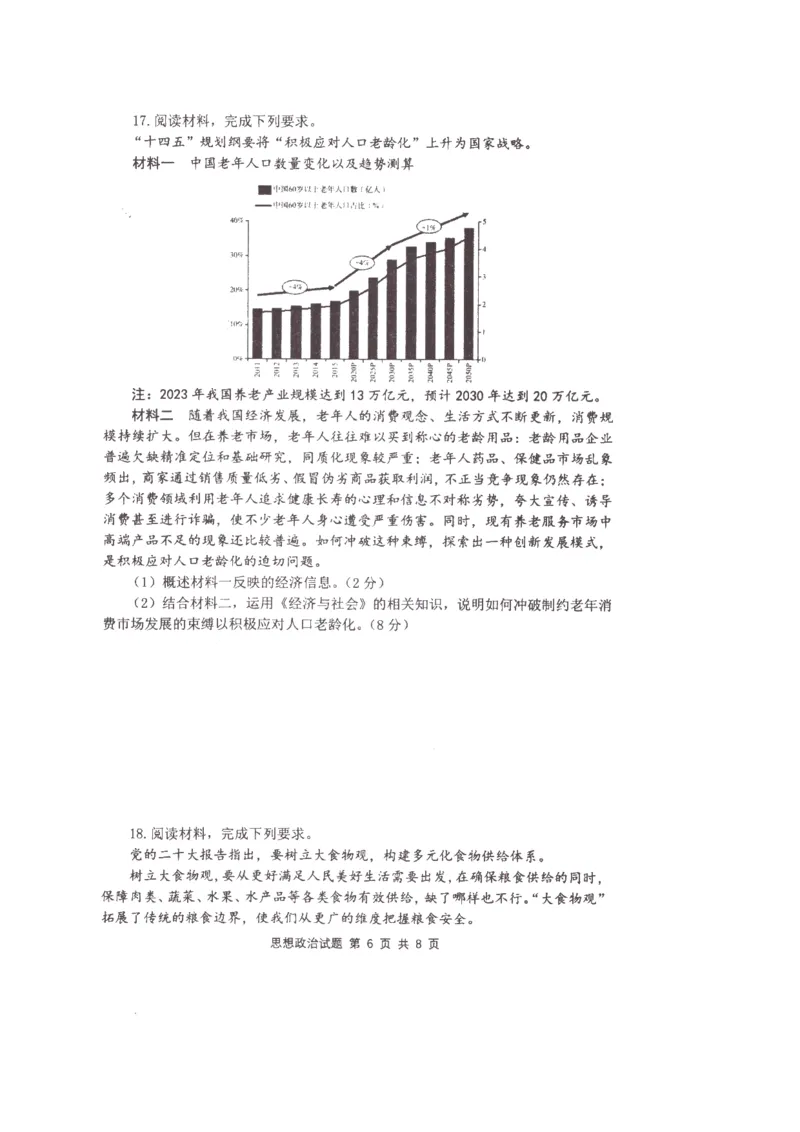 政治(1)_2023年10月_0210月合集_2024届江苏省淮安市五校联盟高三上学期10月学情调查测试_江苏省淮安市五校联盟2024届高三上学期10月学情调查测试政治