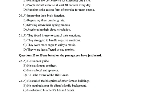 2021年12月大学英语4级（卷二）_历年英语四六级真题+解析合集2015-2023.6_2021年12月英语四六级_2021年12月英语四级真题及答案解析（三套全）