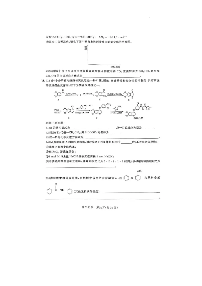 2024届河北省高三下学期大数据应用调研联合测评八+化学试题_2024年5月_01按日期_23号_2024届河北省高三大数据应用调研联合测评（Ⅷ）