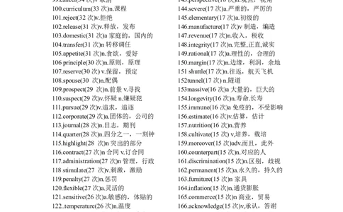 9单词-英语四六级必背200个高频词（附带近年出现频数）_英语四六级整合_英语四六级真题版本二此版为主此文件夹会持续更新_四六级单词汇总_六级单词