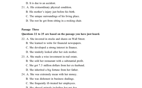 ❤2014年6月四级真题第1套_英语四六级整合_英语四六级真题版本二此版为主此文件夹会持续更新_四级真题_1.四级真题+答案解析+听力音频(1989-2025)_2014年_2014年06月CET4_真题Word版