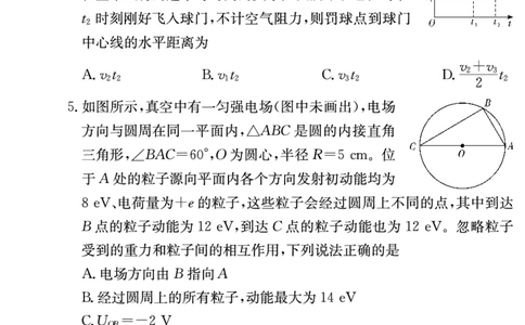 物理试卷（长郡高三2）(1)_2023年10月_0210月合集_2024届湖南省长沙市长郡中学高三上学期月考卷（二）_2024届湖南省长沙市长郡中学高三上学期月考卷（二）物理