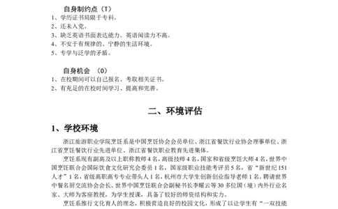 大学生职业生涯规划&mdash;&mdash;西餐工艺专业_E6-职业规划_94其他专业