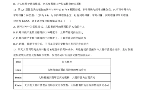 辽宁省大连市滨城高中联盟2023-2024学年高三上学期期中（Ⅰ）考试生物(1)_2023年10月_0210月合集_2024届辽宁省大连市滨城高中联盟高三上学期10月期中考试