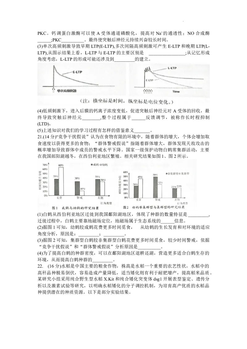 湖北省宜荆荆随2024届高三上学期10月联考生物(1)_2023年10月_01每日更新_7号_2024届湖北省宜荆荆随高三上学期10月联考