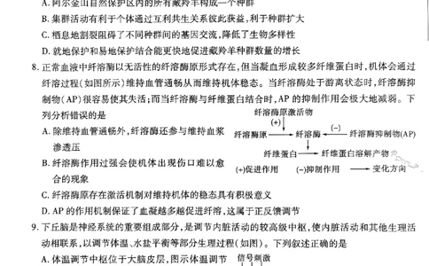 生物AB卷_2024高考押题卷_12024天星全系列_@@@天星临考押题密卷汇总重复_2024年tx高考临考押题密卷安徽专版_试卷