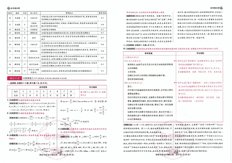 王后雄答案提分策（32页）_2024高考押题卷_22024王hou雄_（新高考）2024王后雄押题预测卷（分科版）_3.英语