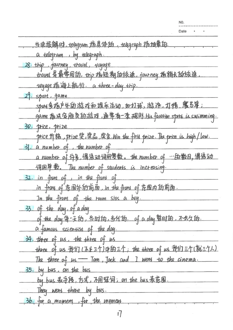 3）中考英语状元笔记(126页)_赠送小初高学霸笔记等_中考全科状元笔记